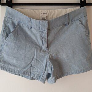 size 0, J. Crew Factory light denim shorts